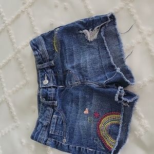 Girls jean shorts